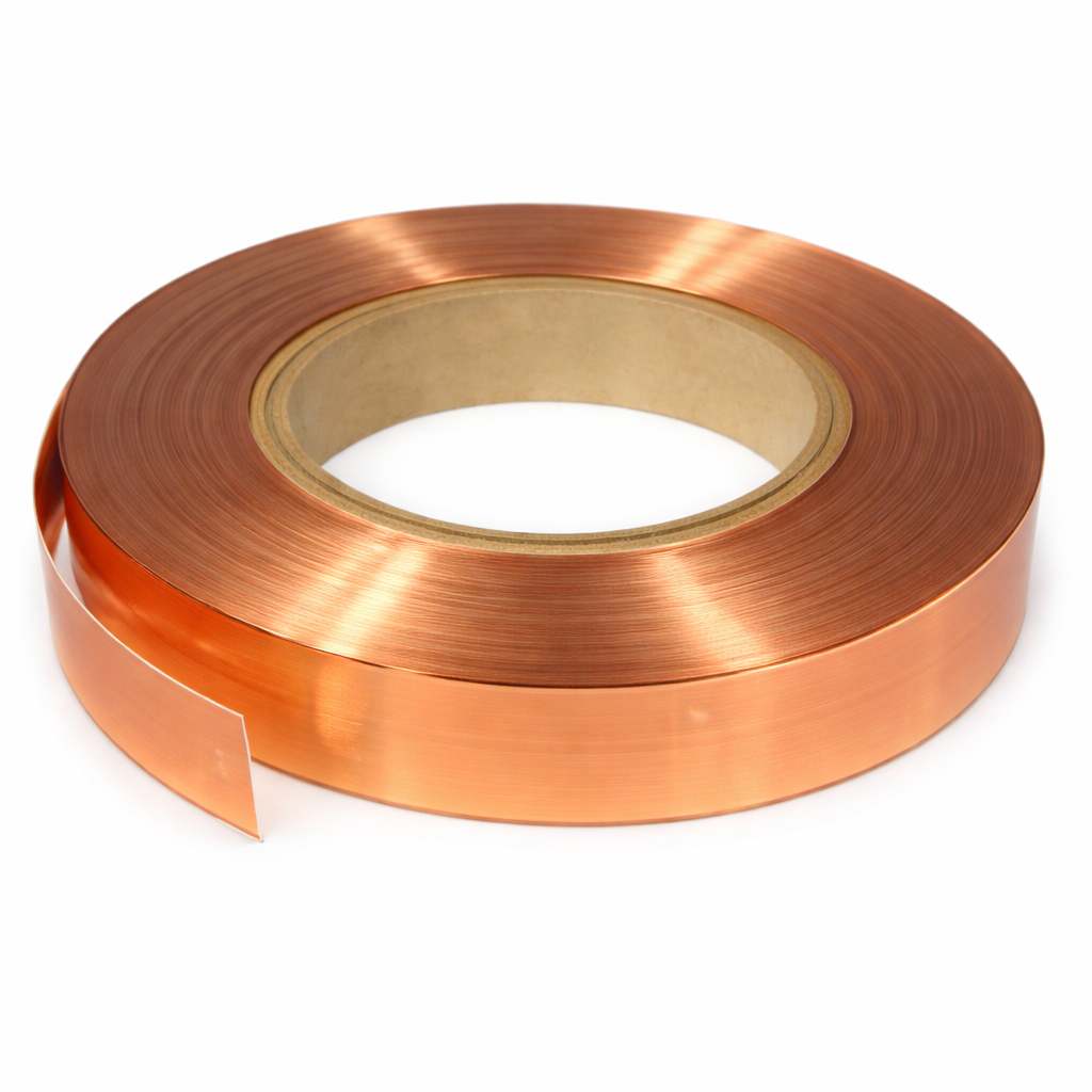 0.5mm Pure Copper Strip Roll – 10mm Width – 25ft / 50ft – High-Current Battery Busbar