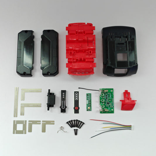 Bosch-Style 18V Battery Rebuild Kit – Includes 5S BMS, Nickel, Shell & Hardware (No Cells)