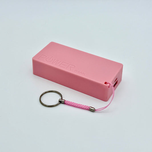 DIY 18650 Mini Power Bank Kit – 2-Cell Pocket Charger with Keychain & USB Output (No Cells)