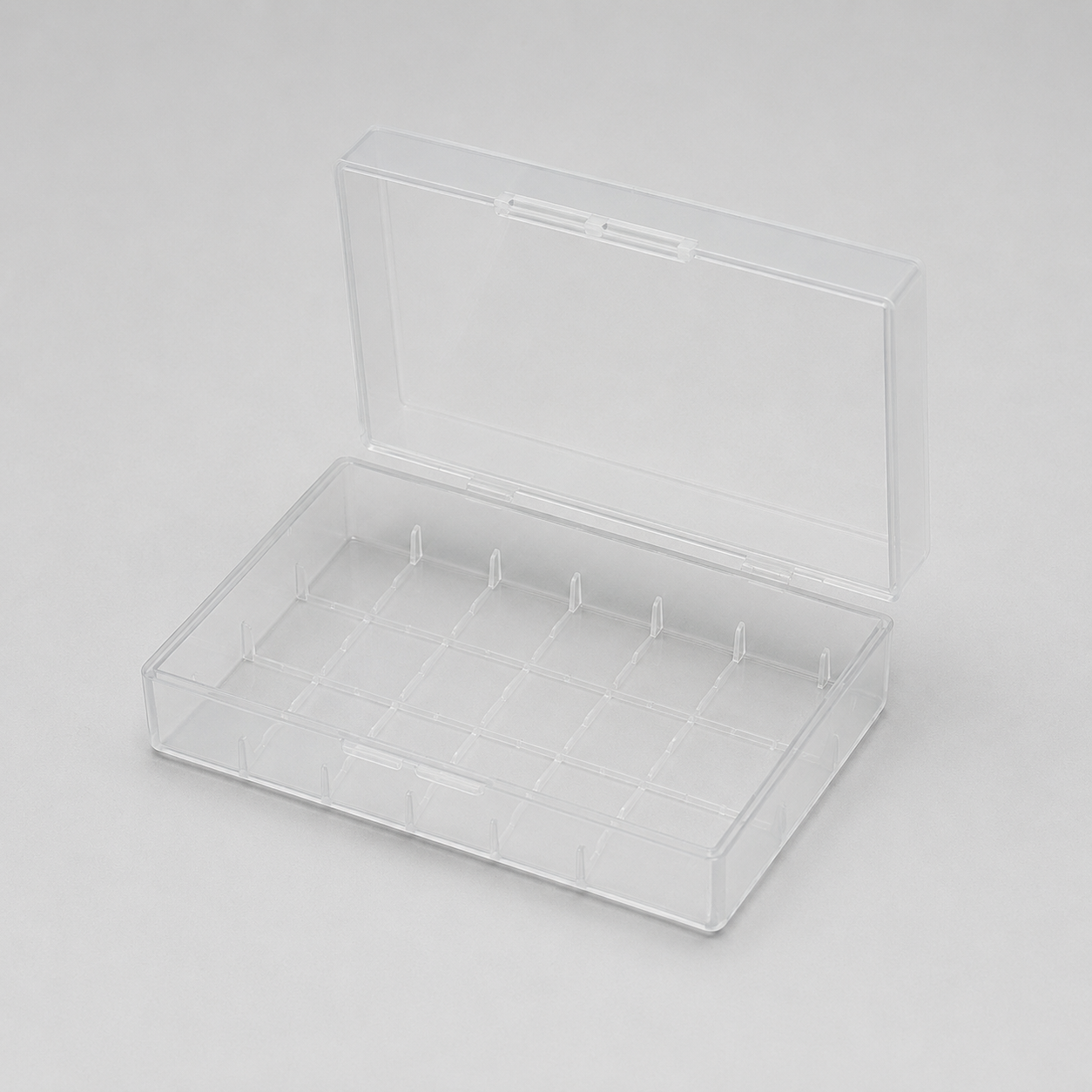 Clear 21700 Storage Case – 2 Cell Carry Box