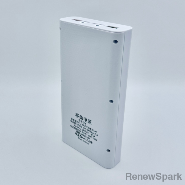 25,000mAh High-Capacity Power Bank – Dual USB + Wireless Charging Removable 21700 Cells Power Bank