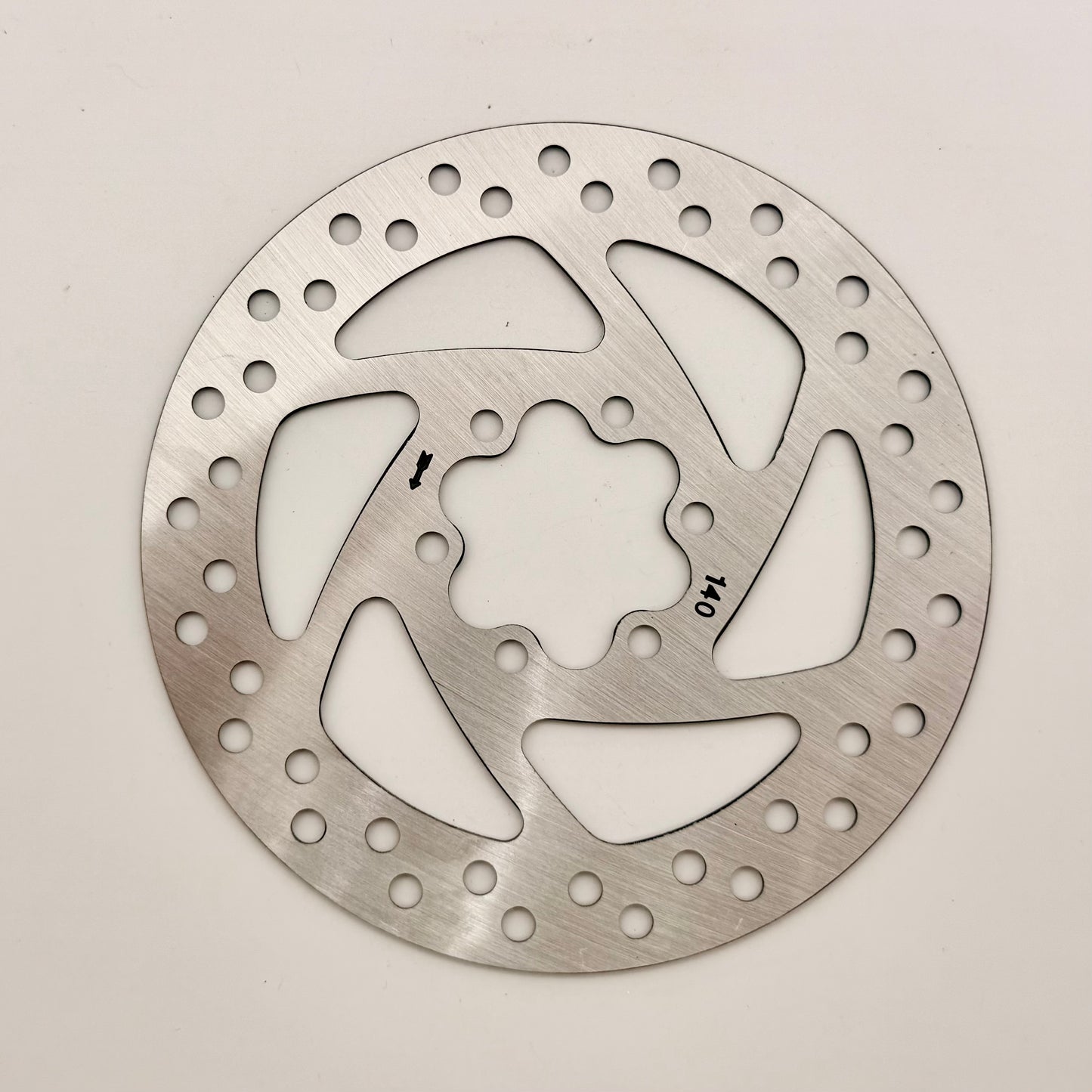 140mm 6-Hole Disc Brake Rotor for Zero 8X / 10 / 10X Electric Scooter