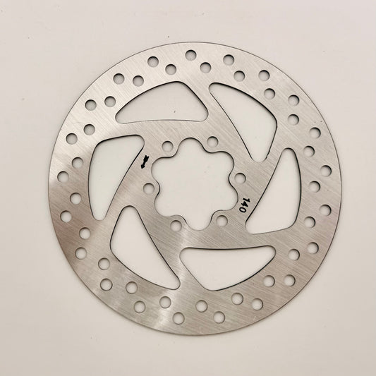 140mm 6-Hole Disc Brake Rotor for Zero 8X / 10 / 10X Electric Scooter