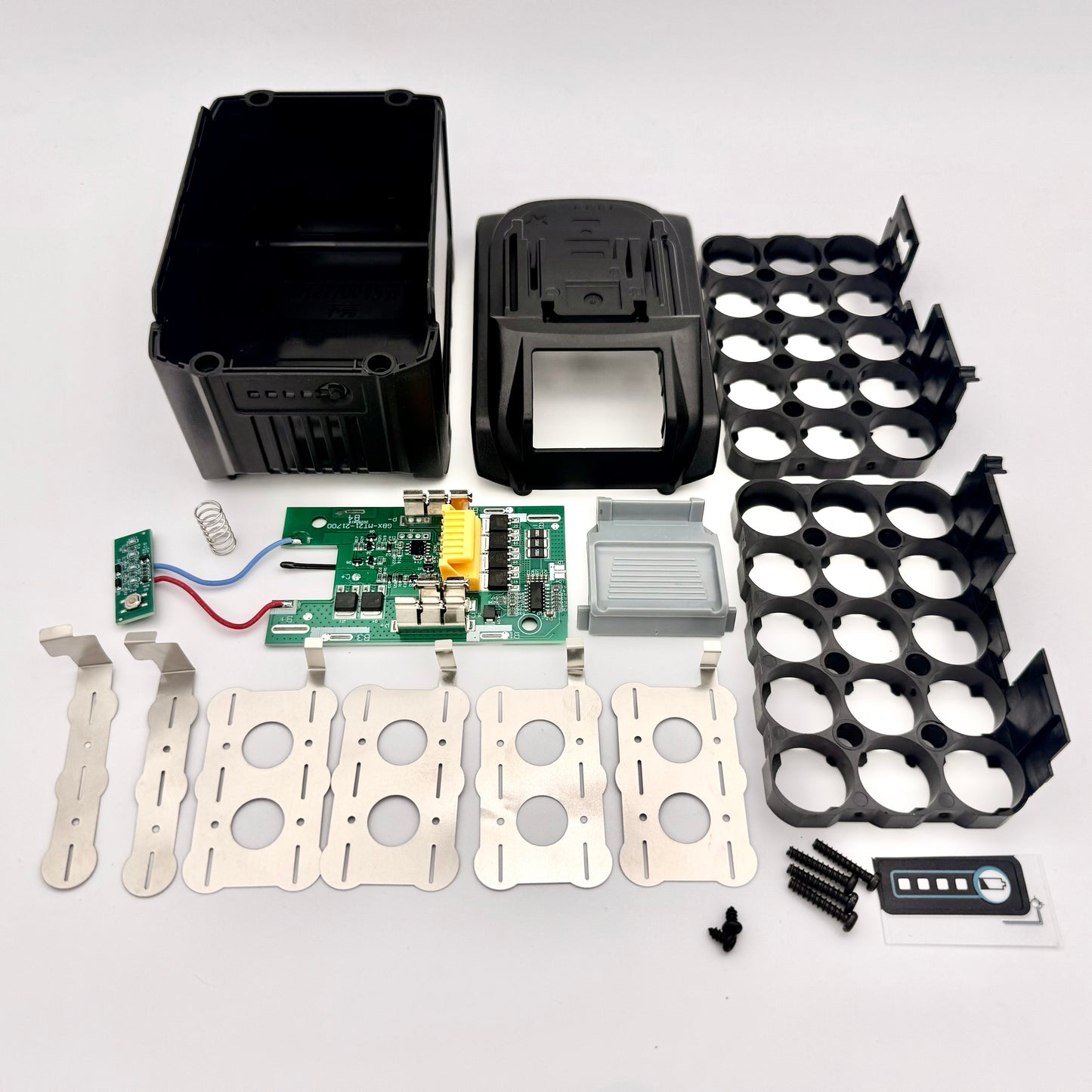 Makita 18V LXT 12Ah Battery Rebuild Kit – 15-Cell 21700 BMS, Shell & Hardware – No Cells
