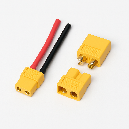 XT60 Connectors & Pre‑Wired Female Plug with 14AWG Wire (10–15cm)