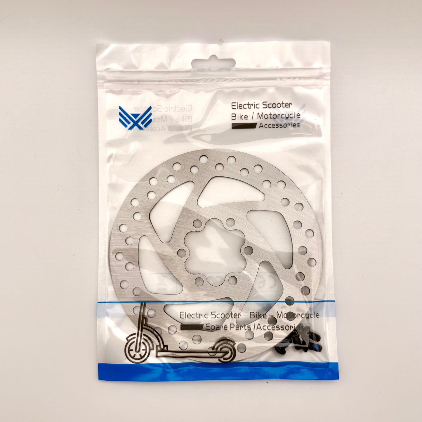 140mm 6-Hole Disc Brake Rotor for Zero 8X / 10 / 10X Electric Scooter