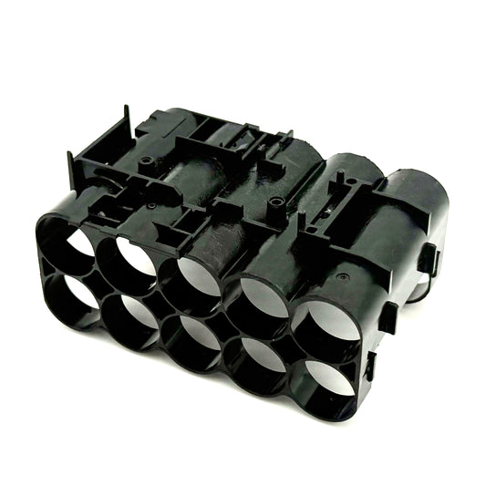 Milwaukee M18 Battery Cell Holder – 10-Slot 18650 Spacer for Power Tool Battery Rebuilds