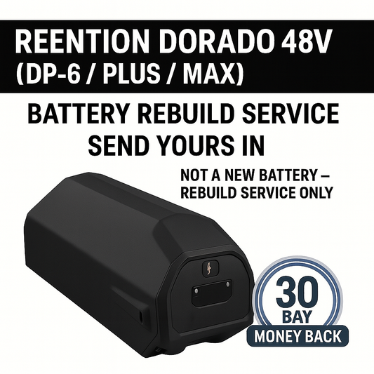 Reention Dorado 48V (DP-6 / Plus / Max) Battery Rebuild Service