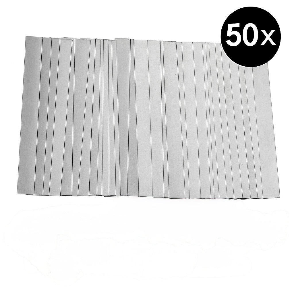 50× Pure Nickel Strips 0.2×10×100 mm – Pre-Cut for Battery Pack Spot Welding