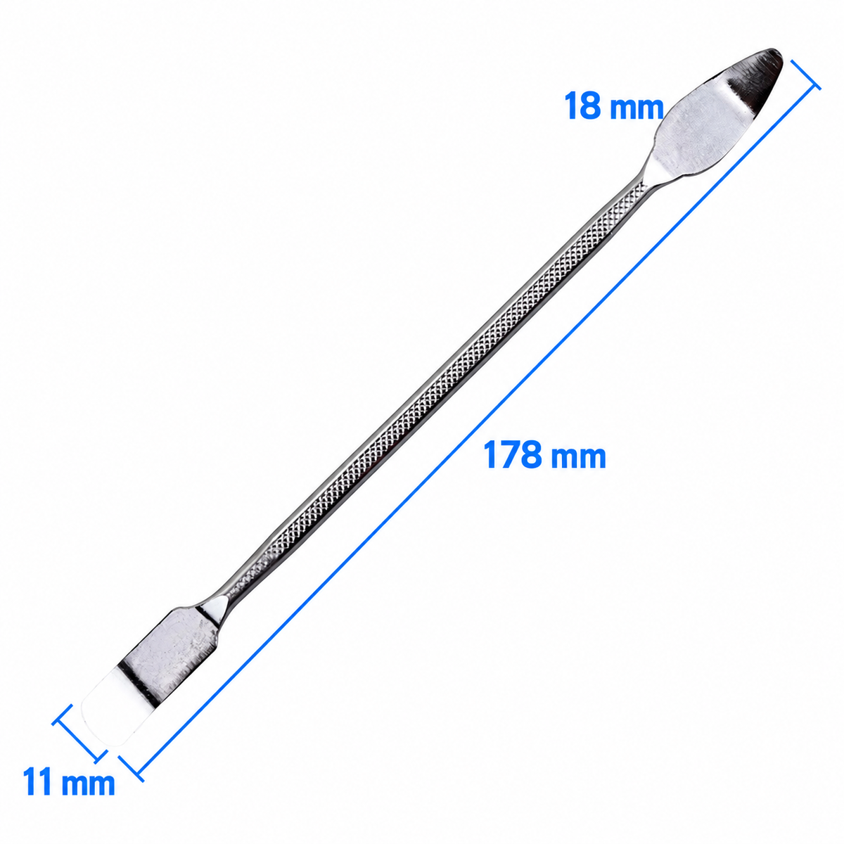 3-Piece Metal Spudger Set – Double-Ended CR-V Steel Pry Tools for Battery Case Opening