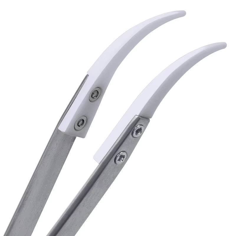 Ceramic-Tip Tweezers 3-Piece Set – Non-Conductive, Heat Resistant, Replaceable Tips