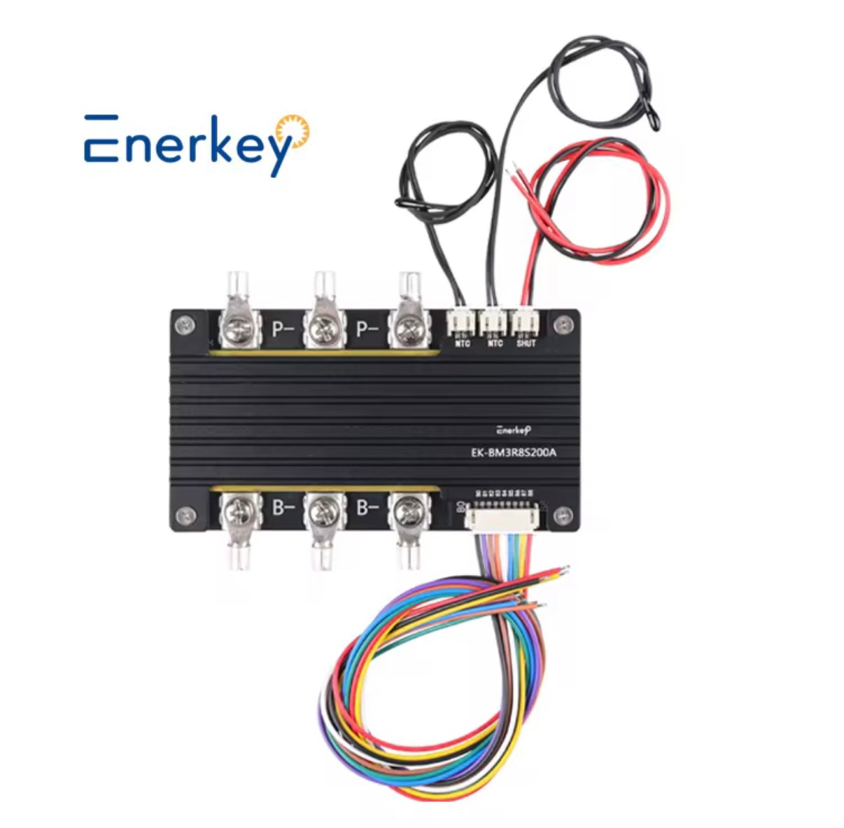 Enerkey 8S 24V 200A Smart BMS for Li-ion, LiFePO₄, and LTO Battery Packs – With Aluminum Heat Dissipation