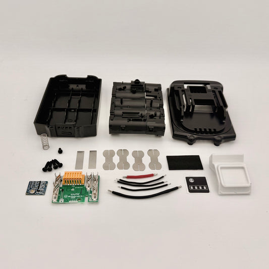 Milwaukee M18 18V Battery Rebuild Kit - 5-Cell 18650, 5S1P BMS (No Cells)