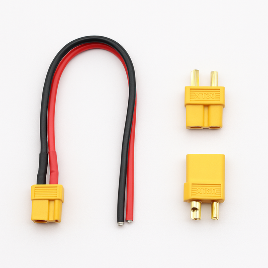 XT30 Connectors & Pre‑Wired Female Plug with 18AWG Wire (10–15cm)